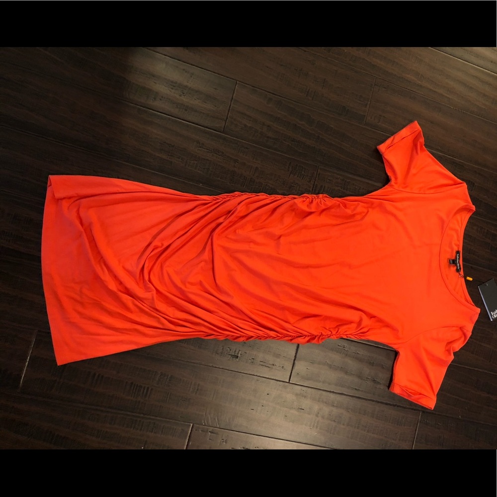 NWT MATERNITY - Ruched T Shirt Maternity Dress